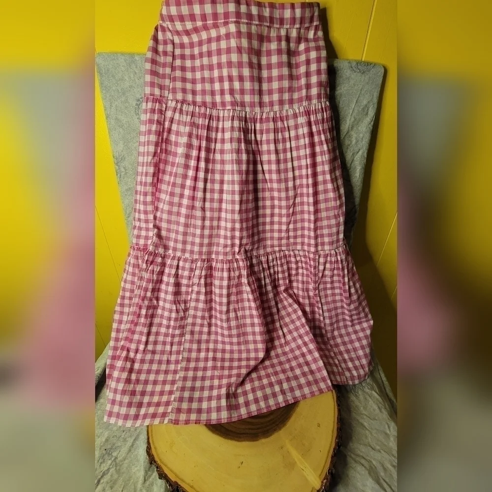 J.crew plad pink skirt size xxsp - Picture 1 of 6